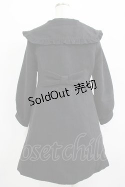 画像3: Amavel / チェックリボンセーラーコート Free ブラック H-25-09-18-023-CA-CO-NS-ZH