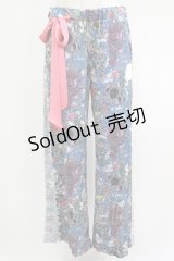 pays des fees  / サイドレースパンツ  ブルー H-25-09-19-035-PU-PA-KB-ZH