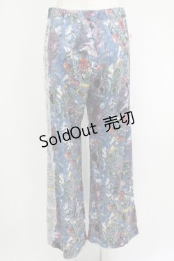 画像3: pays des fees  / サイドレースパンツ  ブルー H-25-09-19-035-PU-PA-KB-ZH