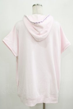 画像3: LISTEN FLAVOR / 秘密のおまじないレースアップBIGパーカーワンピ  BABY PINK H-25-09-19-036-PU-OP-KB-ZH