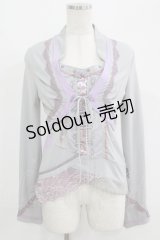 Ozz oneste / 和チャイナキャミソール＆ボレロ  グレー H-25-09-19-044-OO-TO-KB-ZH