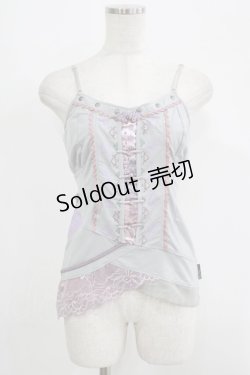 画像4: Ozz oneste / 和チャイナキャミソール＆ボレロ  グレー H-25-09-19-044-OO-TO-KB-ZH