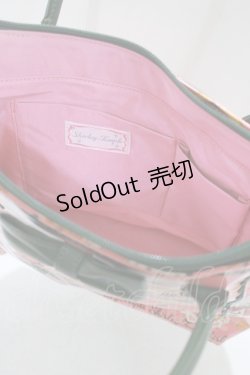 画像4: Shirley Temple / ベーカリートート＆ポーチ  ピンク×グリーン H-25-09-19-050-ET-BG-KB-ZH