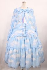 画像1: Angelic Pretty / Misty Skyブラウス&ティアードスカートSet Free サックス H-25-09-19-1001-AP-OP-NS-ZH (1)