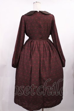 画像2: Maison de FLEUR / 女王/ワンピース Free Bordeaux H-25-09-19-1005-LO-OP-NS-ZH