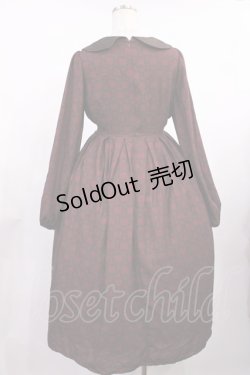 画像2: Maison de FLEUR / 女王/ワンピース Free Bordeaux H-25-09-19-1005-LO-OP-NS-ZH