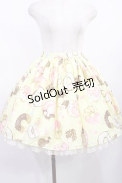 画像1: Angelic Pretty / Baked Sweets Paradeスカート Free イエロー H-25-09-19-1007-AP-SK-NS-ZH