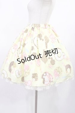 画像2: Angelic Pretty / Baked Sweets Paradeスカート Free イエロー H-25-09-19-1007-AP-SK-NS-ZH