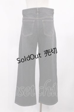 画像2: Fi.n.t / ローウエストバギーデニムパンツ 1 BLACK H-25-09-19-1016-CA-PA-NS-ZH