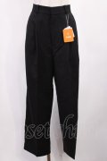 Fi.n.t / センタープレス起毛ストレートパンツ S BLACK H-25-09-19-1017-CA-PA-NS-ZH