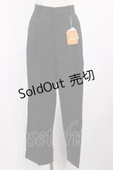 Fi.n.t / センタープレス起毛ストレートパンツ S BLACK H-25-09-19-1017-CA-PA-NS-ZH