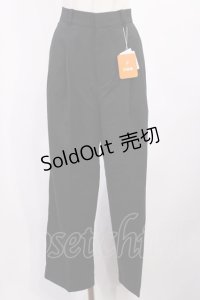 Fi.n.t / センタープレス起毛ストレートパンツ S BLACK H-25-09-19-1017-CA-PA-NS-ZH