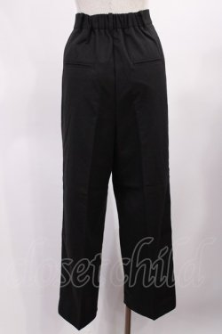 画像2: Fi.n.t / センタープレス起毛ストレートパンツ S BLACK H-25-09-19-1017-CA-PA-NS-ZH