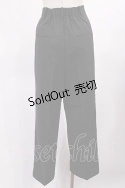 画像2: Fi.n.t / センタープレス起毛ストレートパンツ S BLACK H-25-09-19-1017-CA-PA-NS-ZH