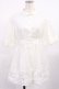 画像1: F&A / フィレレース使いチュニックシャツ Free OFF WHITE H-25-09-19-1019-LO-BL-NS-ZH (1)