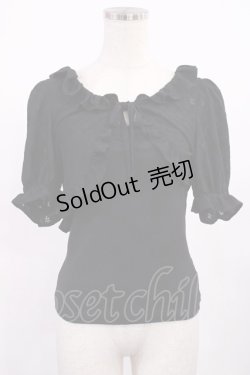 画像1: Bubbles / フラワーレースアンサンブル Free ブラック H-25-09-19-1023-CA-TO-NS-ZH