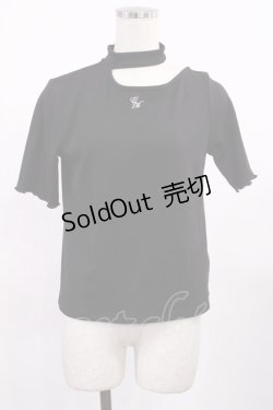 画像1: EATME / リブアームウォーマーTOP Free ブラック H-25-09-19-1024-LO-TO-NS-ZH