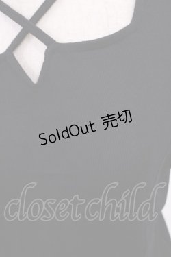 画像3: EATME / クロスネックパフスリーブTOP Free ブラック H-25-09-19-1028-LO-TO-NS-ZH