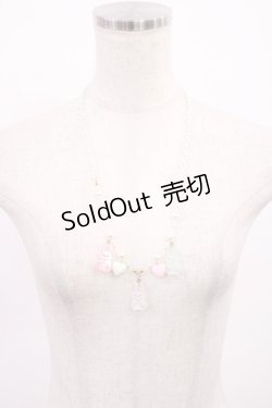 画像2: Angelic Pretty / Gummy Bunnyネックレス  オフ H-25-09-19-1031-AP-AC-NS-ZH