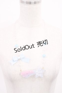 画像2: Angelic Pretty / Fancy shooting Starネックレス  サックス H-25-09-19-1032-AP-AC-NS-ZH