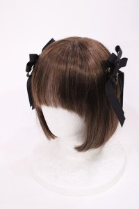 ALICE and the PIRATES / 多重リボンクリップ  ブラック H-25-09-19-1037-PA-AC-NS-ZH