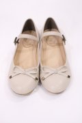 F&A / リボンストラップパンプス S/22.5〜23.0cm IVORY H-25-09-19-1039-LO-SH-NS-ZH