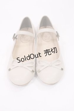 画像1: F&A / リボンストラップパンプス S/22.5〜23.0cm IVORY H-25-09-19-1039-LO-SH-NS-ZH