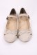 画像1: F&A / リボンストラップパンプス S/22.5〜23.0cm IVORY H-25-09-19-1039-LO-SH-NS-ZH (1)