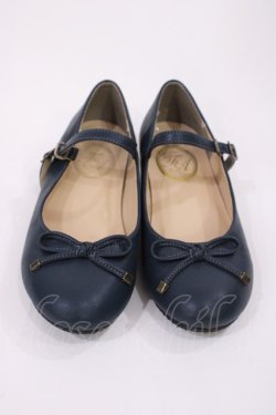 画像1: F&A / リボンストラップパンプス S/22.5〜23.0cm D/GREEN H-25-09-19-1040-LO-SH-NS-ZH