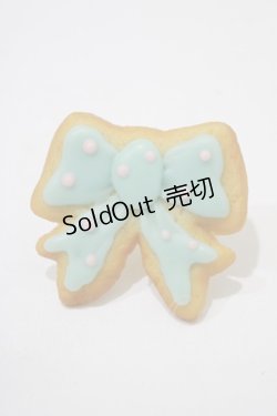 画像1: Q-pot. / Ribbon Sugar Cookieリング  サックス H-25-09-19-070-QP-AC-KB-ZH