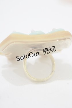 画像2: Q-pot. / Ribbon Sugar Cookieリング  サックス H-25-09-19-070-QP-AC-KB-ZH