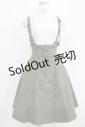 EXCENTRIQUE / モールスキン・コルセットスカート S/M カーキ H-25-09-19-008-EL-SK-KB-ZH