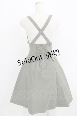 画像3: EXCENTRIQUE / モールスキン・コルセットスカート S/M カーキ H-25-09-19-008-EL-SK-KB-ZH