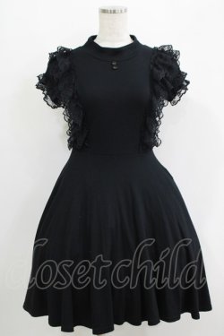 画像1: Katie / ROSEMARY bottle neck one-piece  ブラック H-25-09-19-009-LO-OP-KB-ZH