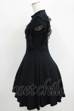画像2: Katie / ROSEMARY bottle neck one-piece  ブラック H-25-09-19-009-LO-OP-KB-ZH