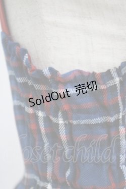 画像4: MILK / Favorite checkジャンパースカート  ブルー H-25-09-19-011-ML-OP-KB-ZH