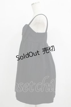 画像2: MILK / リボンジャンパースカート  ブラック H-25-09-19-017-ML-OP-KB-ZH