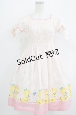 画像1: Emily Temple cute / 水玉アヒルワンピース  ピンク H-25-09-19-003-ET-OP-KB-ZH
