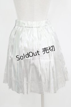 画像3: MILK / スパークルスクールスカート  シルバー H-25-09-19-021-ML-SK-KB-ZH