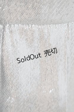 画像4: MILK / スパークルスクールスカート  シルバー H-25-09-19-021-ML-SK-KB-ZH