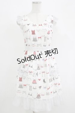 画像1: MILK / My underワンピース  ホワイトベース H-25-09-19-025-ML-OP-KB-ZH