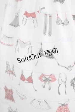 画像4: MILK / My underワンピース  ホワイトベース H-25-09-19-025-ML-OP-KB-ZH