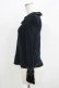 画像2: Jane Marple Dans Le Salon / ベルベットカラーカットソー  黒 H-25-09-20-029-JM-TO-KB-ZH (2)