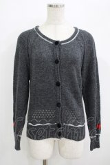 RNA / ラメラインニットカーディガン  グレー H-25-09-20-030-PU-TO-KB-ZH