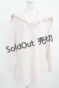 Candy Stripper / LACE UP SAILOR CABLE KNIT 2 ライトピンク H-25-09-20-032-PU-TO-KB-ZH