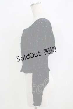 画像2: Candy Stripper / FLOWER VELOUR   ネイビー H-25-09-20-033-PU-TO-KB-ZH