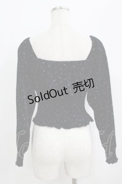 画像3: Candy Stripper / FLOWER VELOUR   ネイビー H-25-09-20-033-PU-TO-KB-ZH