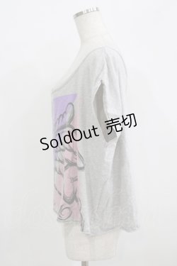 画像2: 【SALE】galaxxxy / ペガサスカットソー  グレー H-25-09-20-035-PU-TO-KB-ZT492