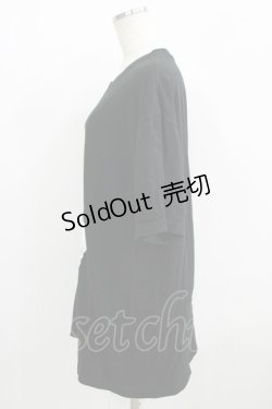 画像2: LISTEN FLAVOR / お注射ベアビッグTシャツ  ブラック H-25-09-20-037-PU-TO-KB-ZH