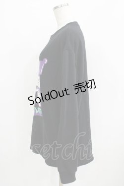 画像2: LISTEN FLAVOR / クロミのいたずら大作戦トレーナー  ブラック H-25-09-20-039-PU-TO-KB-ZH